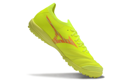 Men's Mizuno Morelia Neo Sala M8 TF Artificial Turf Low-Tops Football Shoes - Yellow/Red