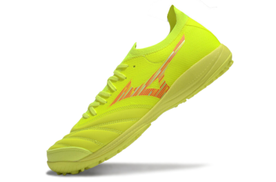 Men's Mizuno Morelia Neo Sala M8 TF Artificial Turf Low-Tops Football Shoes - Yellow/Red