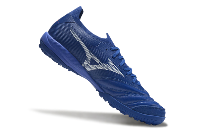 Men's Mizuno Morelia Neo Sala M8 TF Artificial Turf Low-Tops Football Shoes - Blue/White