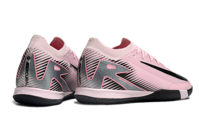Men's Nike Air Zoom Mercurial Vapor 16 Elite IC Indoor & Futsal Low-Tops Football Shoes - Pink/Silver/Red