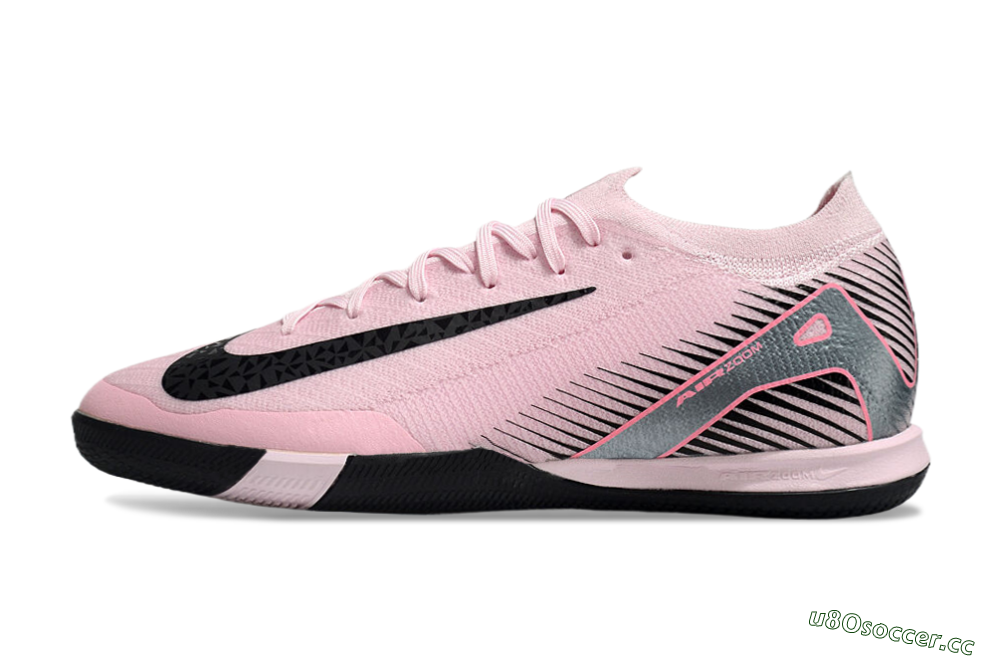 Men's Nike Air Zoom Mercurial Vapor 16 Elite IC Indoor & Futsal Low-Tops Football Shoes - Pink/Silver/Red 0