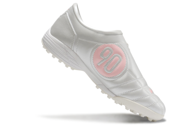 Men's Nike Total 90 II TF Artificial Turf Low-Tops Football Shoes - Silver/Pink/White