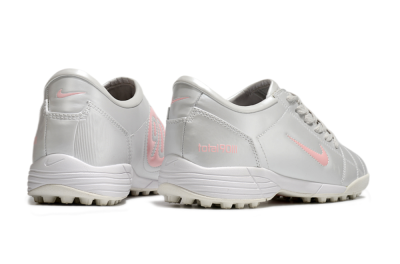 Men's Nike Total 90 II TF Artificial Turf Low-Tops Football Shoes - Silver/Pink/White