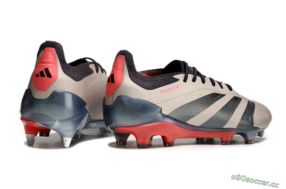 Men's Adidas Predator 24 Elite SG Soft Ground Low-Tops Football Boots - Gold/Blue/Red 6