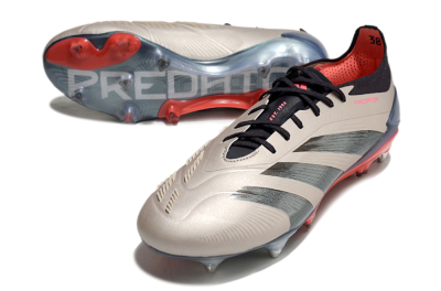 Men's Adidas Predator 24 Elite SG Soft Ground Low-Tops Football Boots - Gold/Blue/Red