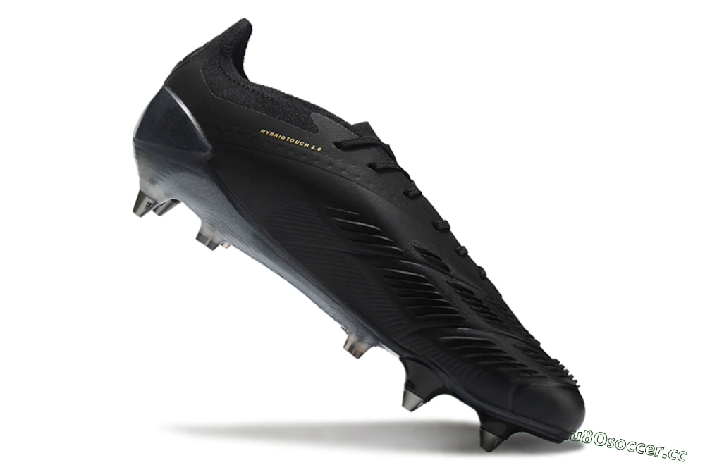 Men's Adidas Predator 24 Elite SG Soft Ground Low-Tops Football Boots - Black/Silver 4