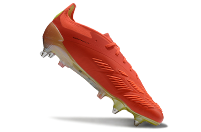 Men's Adidas Predator 24 Elite SG Soft Ground Low-Tops Football Boots - Red/Black/Yellow
