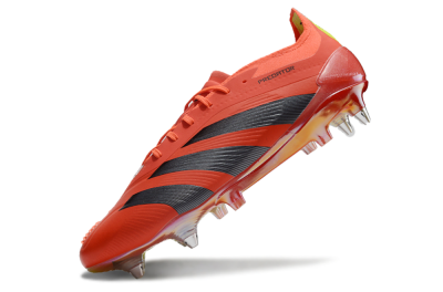Men's Adidas Predator 24 Elite SG Soft Ground Low-Tops Football Boots - Red/Black/Yellow