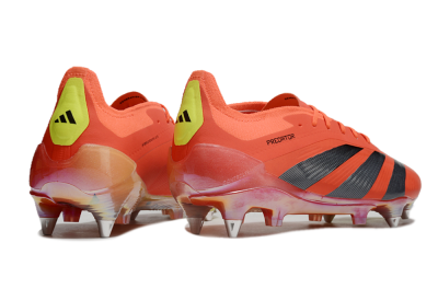 Men's Adidas Predator 24 Elite SG Soft Ground Low-Tops Football Boots - Red/Black/Yellow