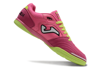 Men's Joma Top Flex IC Indoor & Futsal Low-Tops Football Shoes - Pink/White/Yellow