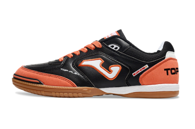 Men's Joma Top Flex IC Indoor & Futsal Low-Tops Football Shoes - Black/White/Red
