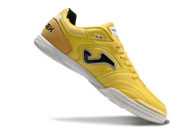 Men's Joma Top Flex IC Indoor & Futsal Low-Tops Football Shoes - Yellow/Black/Silver