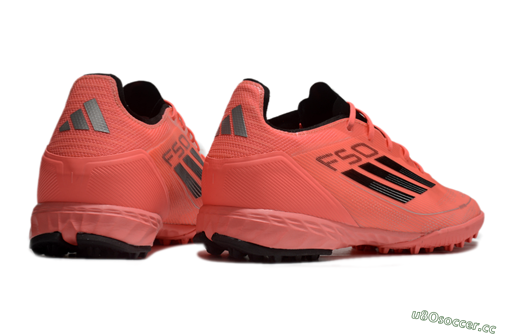 Men's Adidas F50 Pro TF Artificial Turf Low-Tops Football Shoes - Red/Black 6