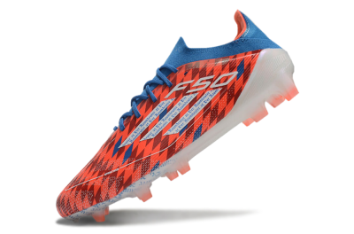 Men's Adidas F50 Elite FG Firm Ground Low-Tops Football Boots - Red/White/Blue