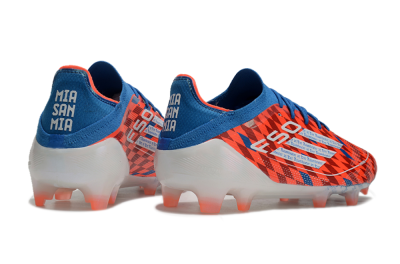 Men's Adidas F50 Elite FG Firm Ground Low-Tops Football Boots - Red/White/Blue