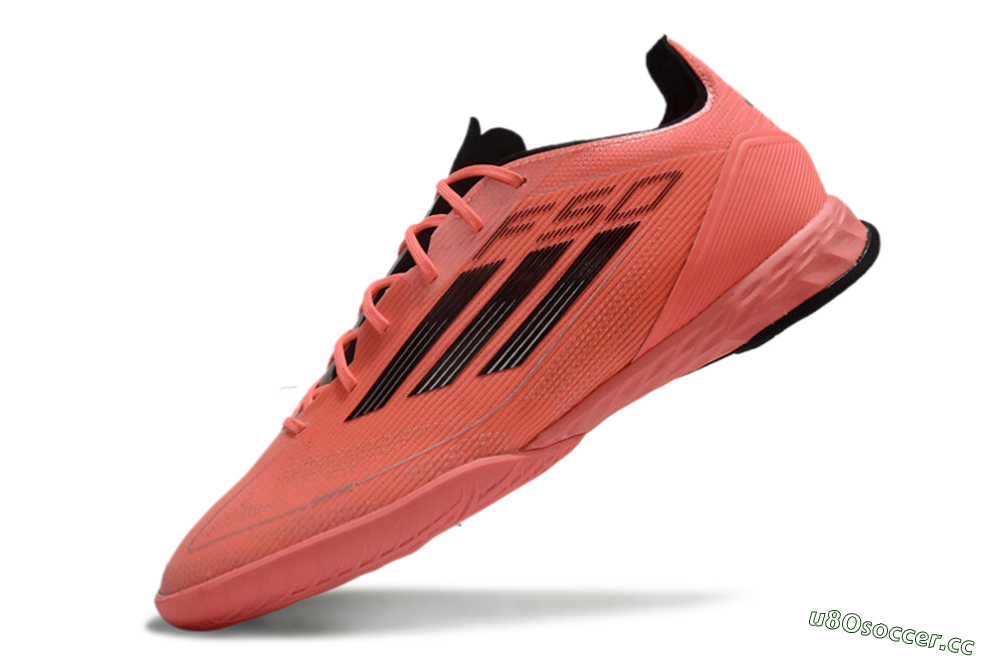Men's Adidas F50 Pro IC Indoor & Futsal Low-Tops Football Shoes - Red/Black 5