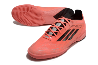 Men's Adidas F50 Pro IC Indoor & Futsal Low-Tops Football Shoes - Red/Black