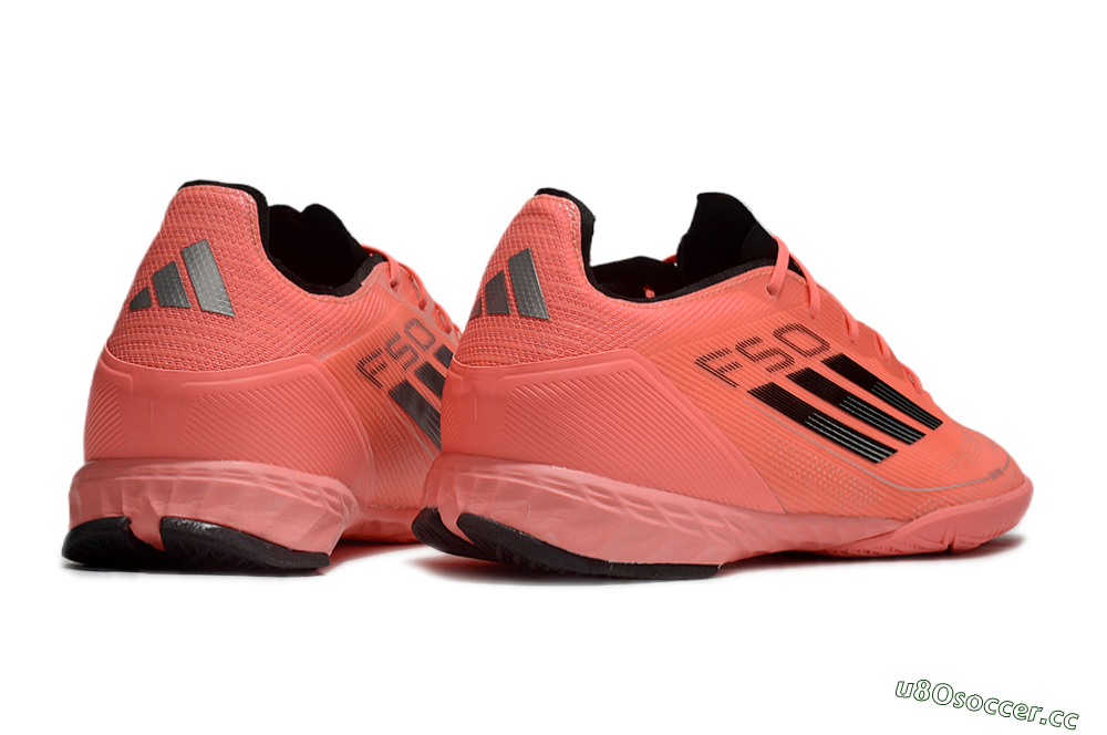 Men's Adidas F50 Pro IC Indoor & Futsal Low-Tops Football Shoes - Red/Black 6