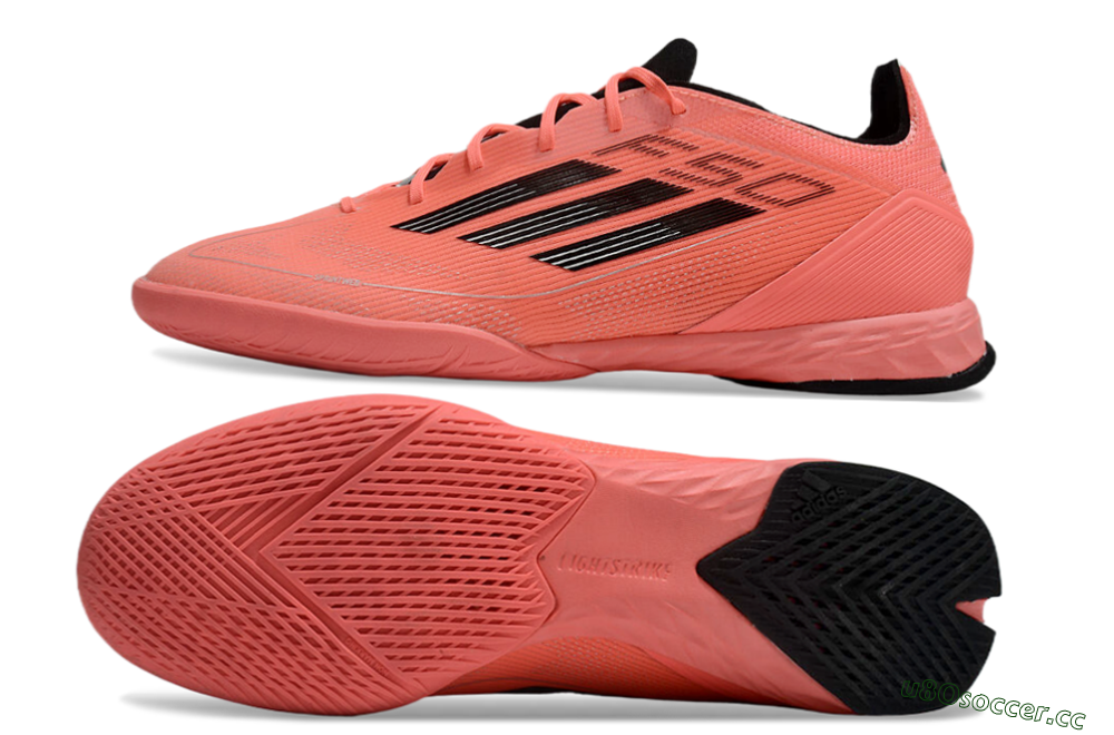 Men's Adidas F50 Pro IC Indoor & Futsal Low-Tops Football Shoes - Red/Black 1