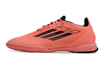 Men's Adidas F50 Pro IC Indoor & Futsal Low-Tops Football Shoes - Red/Black