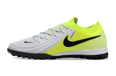 Men's Nike Phantom GX 2 Elite TF Artificial Turf Low-Tops Football Shoes - Grey/Black/Yellow