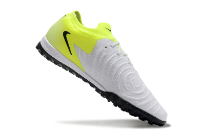 Men's Nike Phantom GX 2 Elite TF Artificial Turf Low-Tops Football Shoes - Grey/Black/Yellow