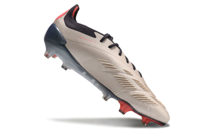 Men's Adidas Predator 24 Elite FG Firm Ground Low-Tops Football Boots - Gold/Blue/Red