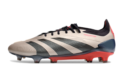 Men's Adidas Predator 24 Elite FG Firm Ground Low-Tops Football Boots - Gold/Blue/Red