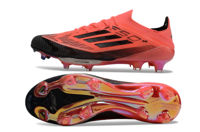 Men's Adidas F50+ Lightstrike Pro FG Firm Ground Low-Tops Football Boots - Red/Black