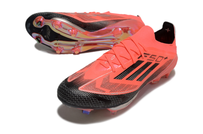 Men's Adidas F50+ Lightstrike Pro FG Firm Ground Low-Tops Football Boots - Red/Black