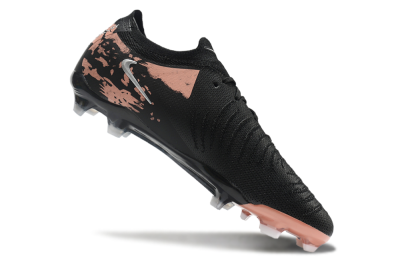Men's Nike Phantom Luna Elite FG Firm Ground Low-Tops Football Boots - Black/White/Gold