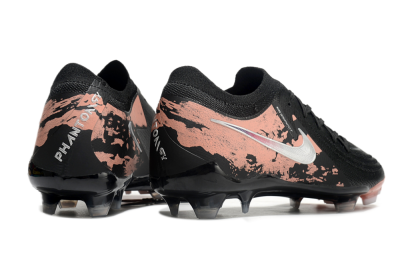 Men's Nike Phantom Luna Elite FG Firm Ground Low-Tops Football Boots - Black/White/Gold