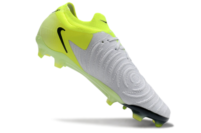 Men's Nike Phantom Luna Elite FG Firm Ground Low-Tops Football Boots - Grey/Yellow/Black