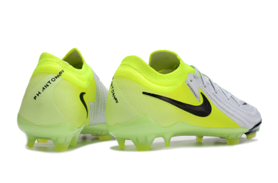 Men's Nike Phantom Luna Elite FG Firm Ground Low-Tops Football Boots - Grey/Yellow/Black