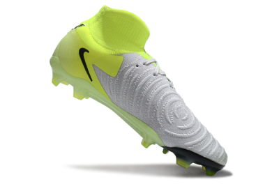 Men's Nike Phantom Luna Elite FG Firm Ground High-Tops Football Boots - Grey/Yellow/Black