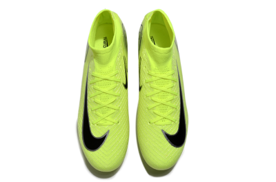 Men's Nike Air Zoom Mercurial Superfly 10 Elite SG Soft Ground High-Tops Football Boots - Yellow/Silver/Black
