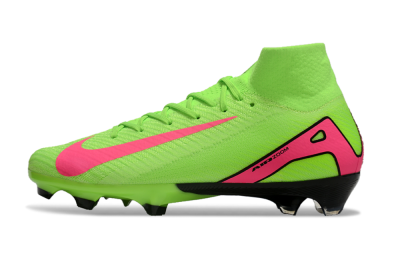 Men's Nike Air Zoom Mercurial Superfly 10 Elite FG Firm Ground High-Tops Football Boots - Yellow/Pink/Black