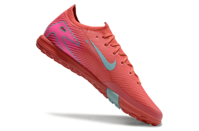 Unisex Nike Air Zoom Mercurial Vapor 16 Elite TF Artificial Turf Low-Tops Football Shoes - Red/Jade/White