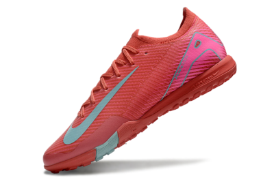 Unisex Nike Air Zoom Mercurial Vapor 16 Elite TF Artificial Turf Low-Tops Football Shoes - Red/Jade/White