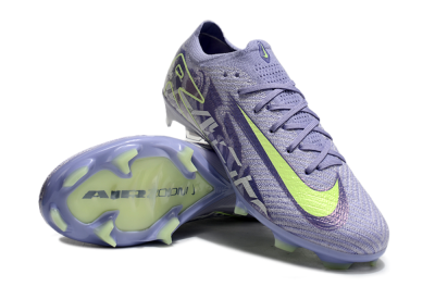 Unisex Nike Air Zoom Mercurial Vapor 16 Elite FG Firm Ground Low-Tops Football Boots - Purple/Yellow/White