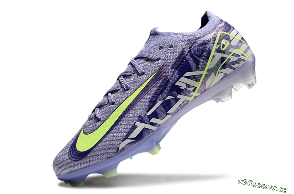 Unisex Nike Air Zoom Mercurial Vapor 16 Elite FG Firm Ground Low-Tops Football Boots - Purple/Yellow/White 4