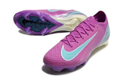 Unisex Nike Air Zoom Mercurial Vapor 16 Elite FG Firm Ground Low-Tops Football Boots - Purple/Mint