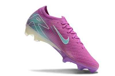 Unisex Nike Air Zoom Mercurial Vapor 16 Elite FG Firm Ground Low-Tops Football Boots - Purple/Mint