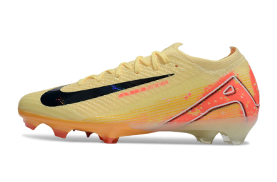 Men's Nike Air Zoom Mercurial Vapor 16 Elite FG Firm Ground Low-Tops Football Boots - Yellow/Black/Pink