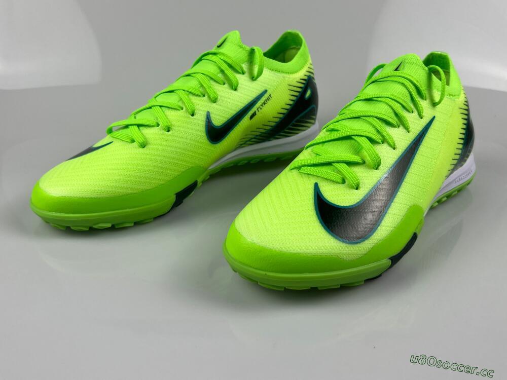 Unisex Nike Air Zoom Mercurial Vapor 16 Elite TF Artificial Turf Low-Tops Football Shoes - Green/Black/Blue