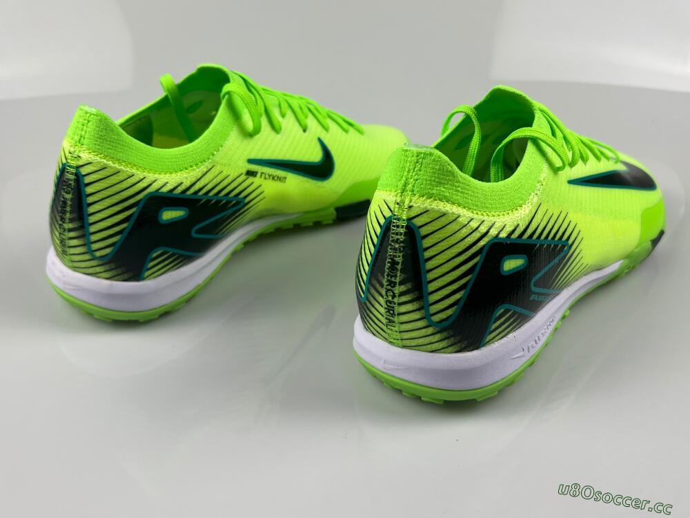 Unisex Nike Air Zoom Mercurial Vapor 16 Elite TF Artificial Turf Low-Tops Football Shoes - Green/Black/Blue