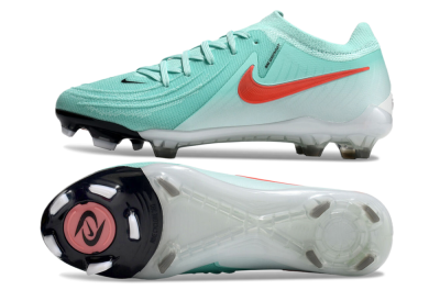 Men's Nike Phantom Luna Elite FG Firm Ground Low-Tops Football Boots - Jade/Red/White