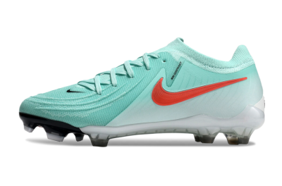 Men's Nike Phantom Luna Elite FG Firm Ground Low-Tops Football Boots - Jade/Red/White