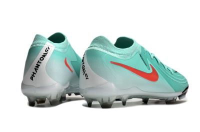 Men's Nike Phantom Luna Elite FG Firm Ground Low-Tops Football Boots - Jade/Red/White