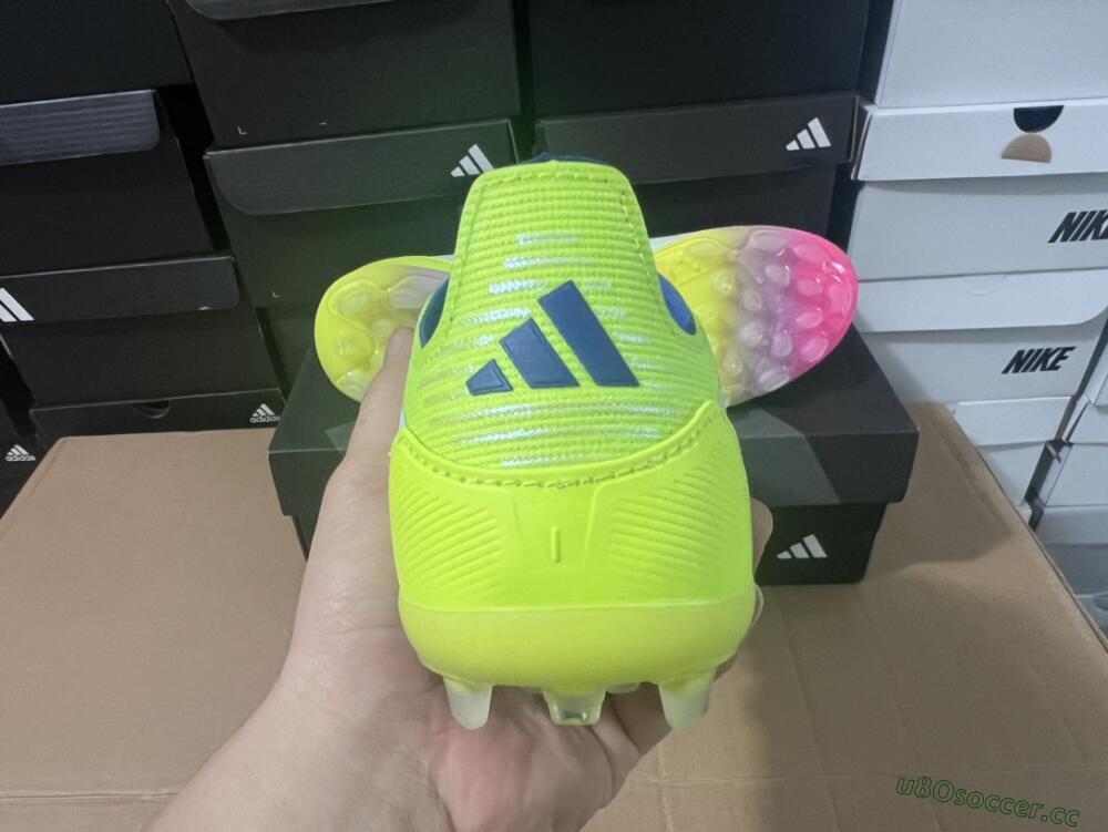 Unisex Adidas F50 Elite MG Multi Ground Low-Tops Football Boots - Jade/Blue/Yellow